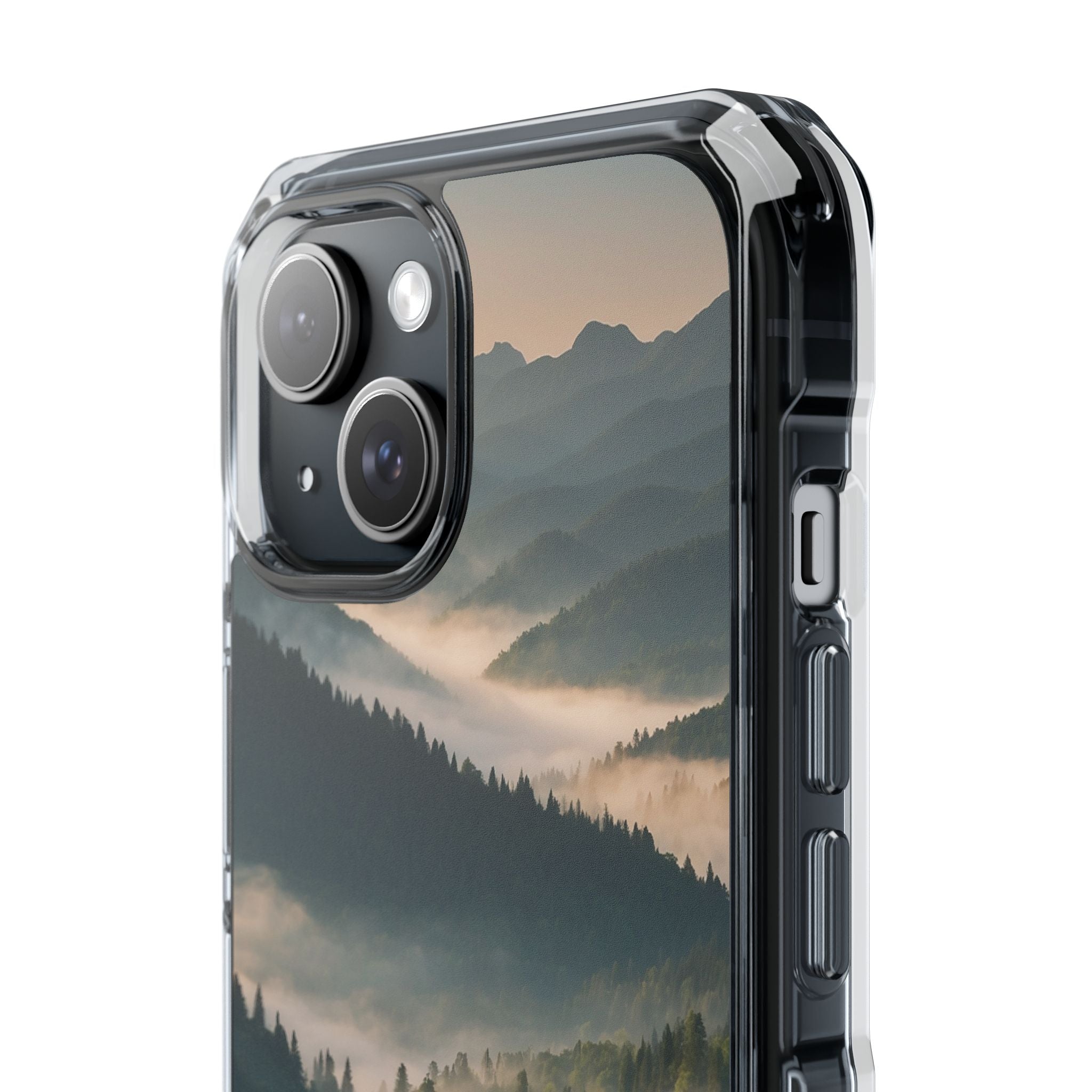 Foggy Mountain Ridge · Impact Handyhülle für iPhone · Magsafe
