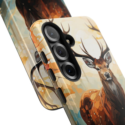 Glowing Stag Samsung S25 Case - Tough - CASE•BOB