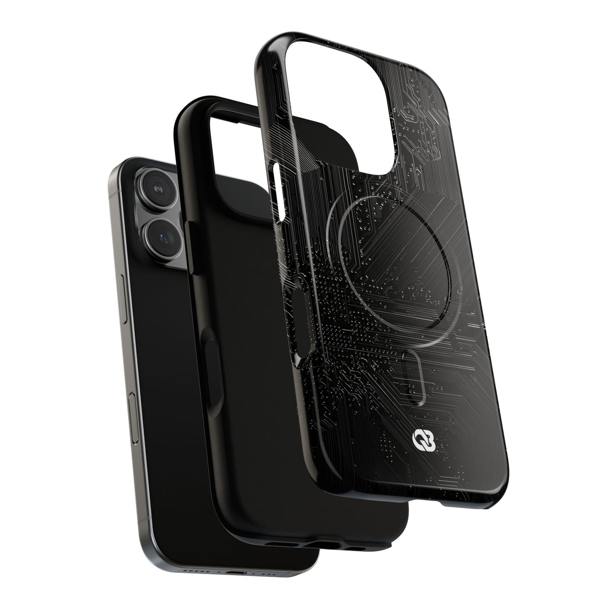 Obsidian Circuitry · Tough 2.0 Magnetic Phone Case for iPhone · Black