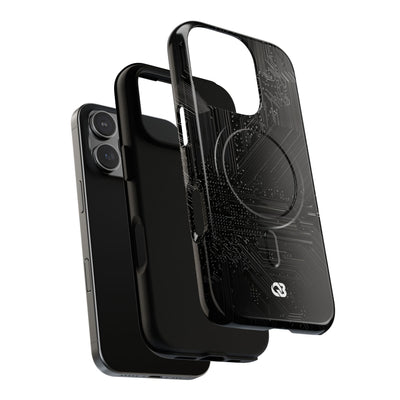 Obsidian Circuitry · Tough 2.0 Magnetic Phone Case for iPhone · Black