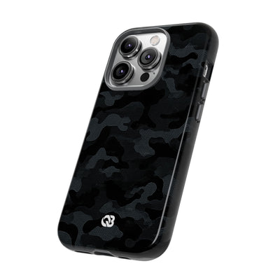 Blackout Urban Camo · Tough Phone Case for iPhone · Black