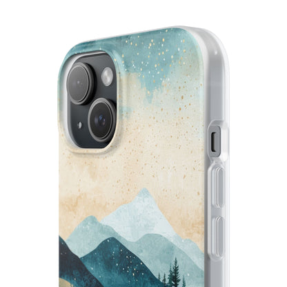 Moonlit Mountains iPhone 15 Case - Soft