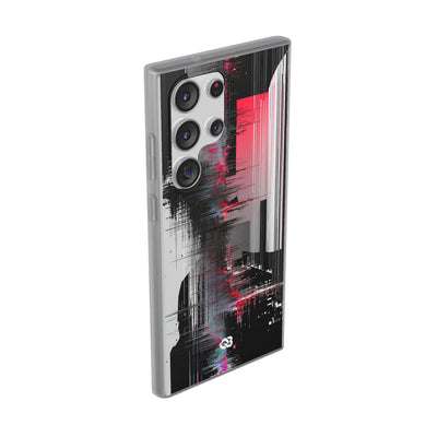 Black Lite Phone Case for Samsung - Crimson Data Leak