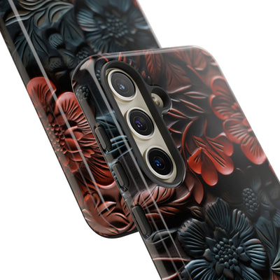 Carved Earth Bloom · Tough Mobilskal för Samsung