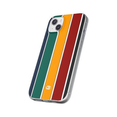 Retro Racing Bars · Soft Phone Case for iPhone