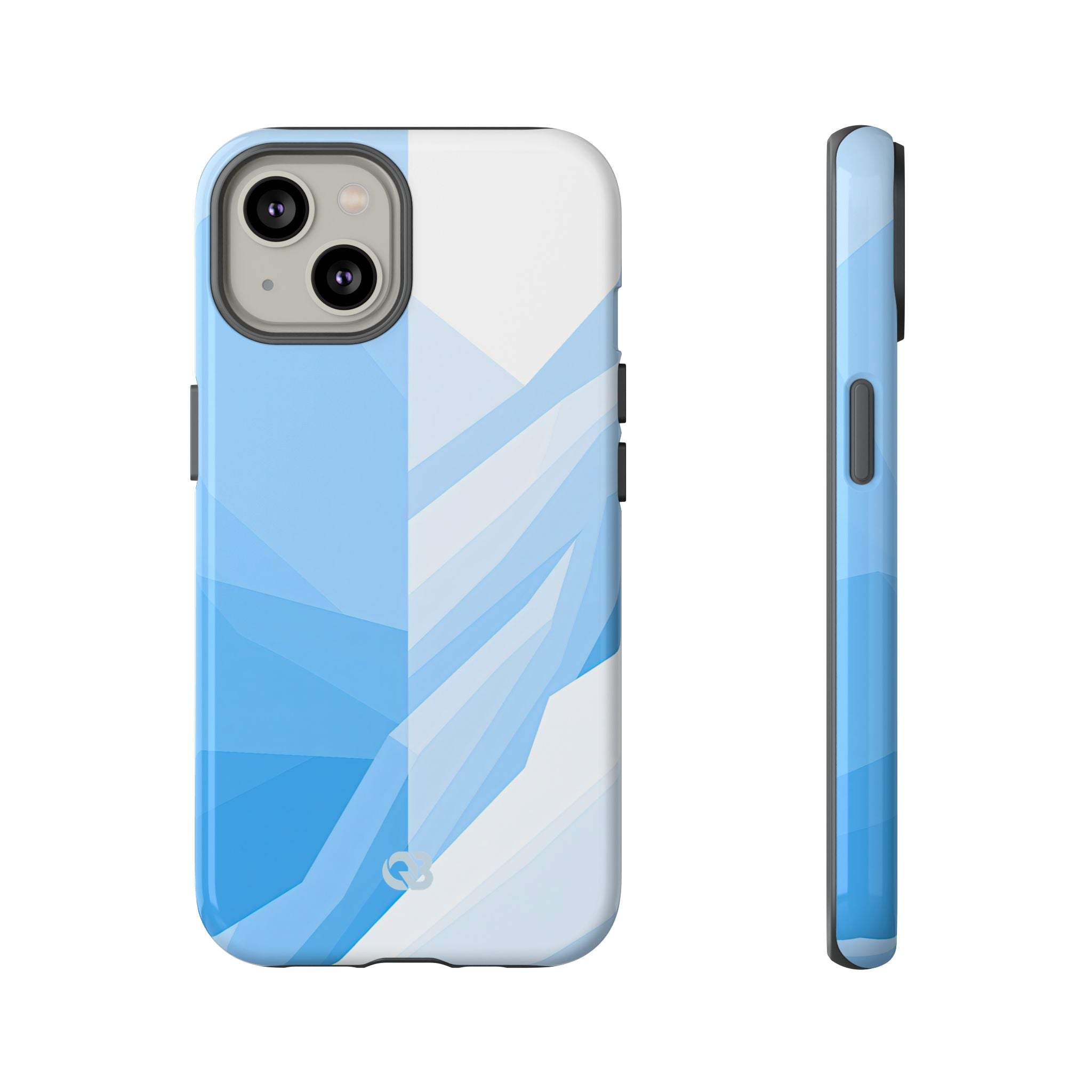 Blue Tough Phone Case for iPhone - Arctic Glacial Ridge