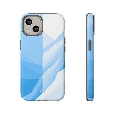 Blue Tough Phone Case for iPhone - Arctic Glacial Ridge