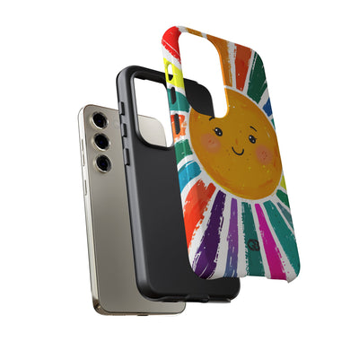 Vibrant Solar Smile · Tough Phone Case for Samsung
