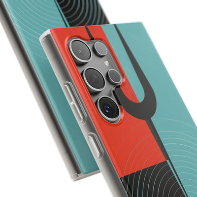 Teal Lite Phone Case for Samsung - Sonic Static Split