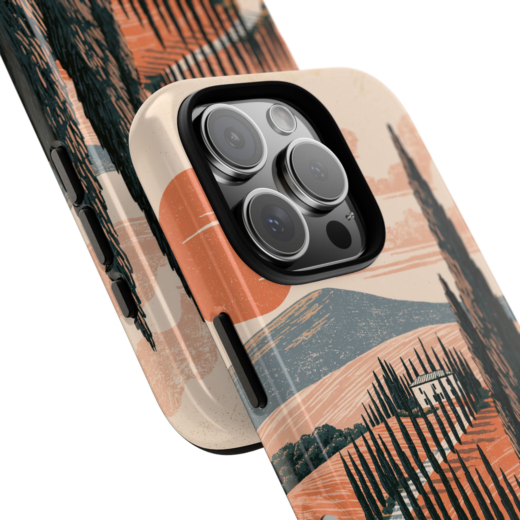 Orange Tough Phone Case for iPhone - Terracotta Ridge Trail