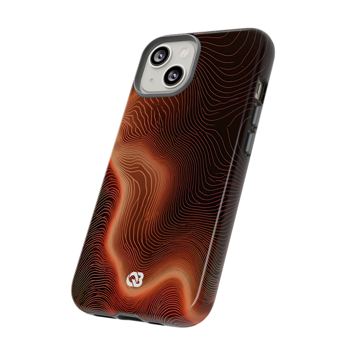 Caldera Ridge · Tough Phone Case for iPhone · Orange
