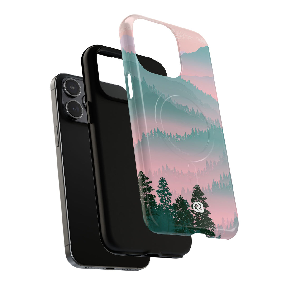 Alpine Horizon · Tough 2.0 Magnetic Phone Case for iPhone · Green