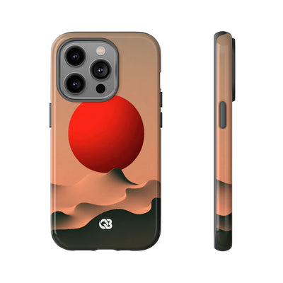 Crimson Sol Ridge · Tough Phone Case for iPhone · Red