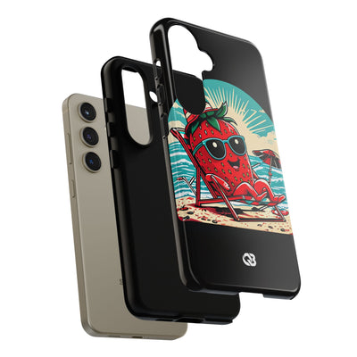 Retro Coastal Berry · Tough Mobilskal för Samsung