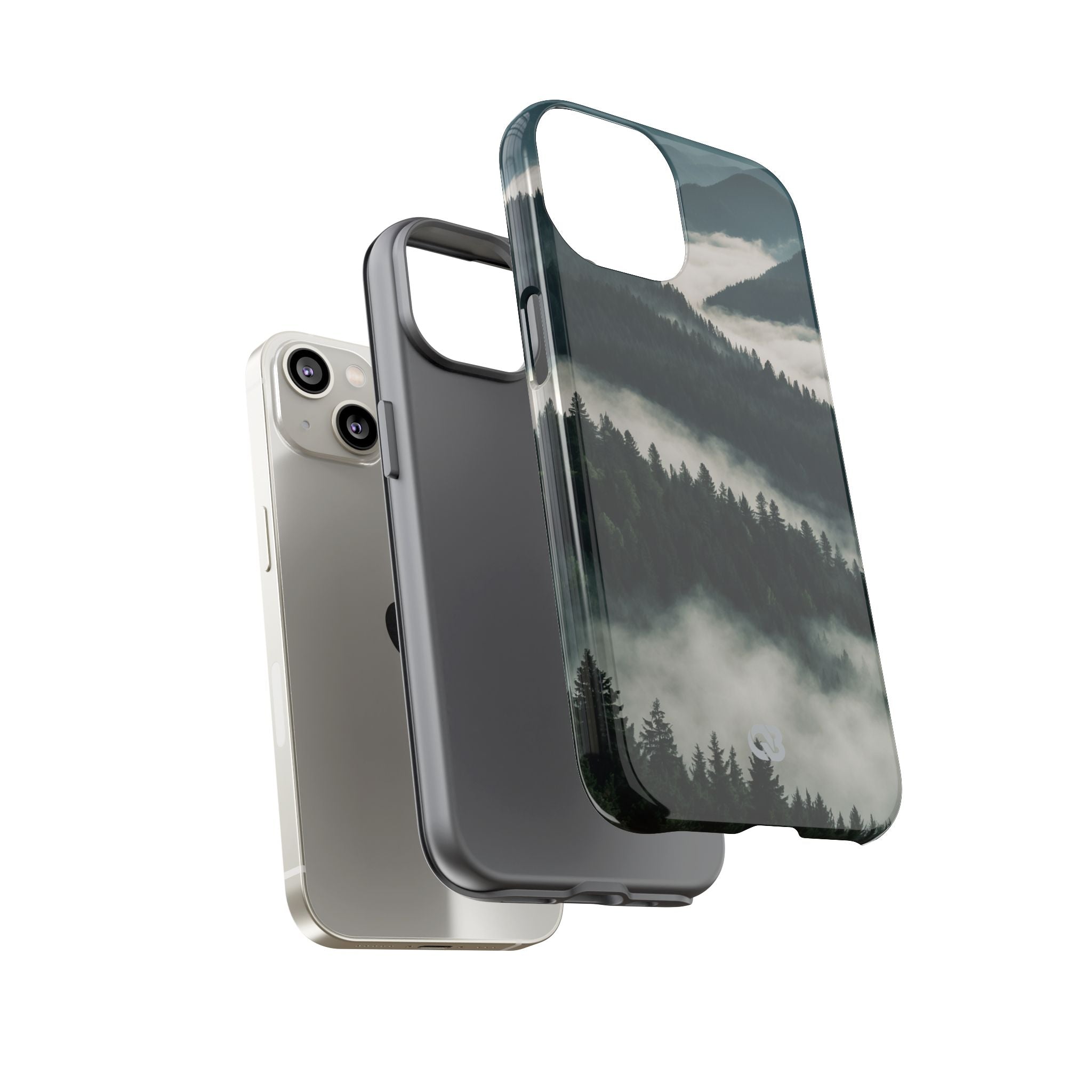 Misty Pine Peaks · Tough Phone Case for iPhone
