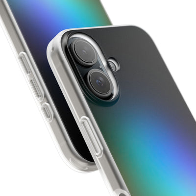Black Lite Phone Case for iPhone - Electric Prism Grain