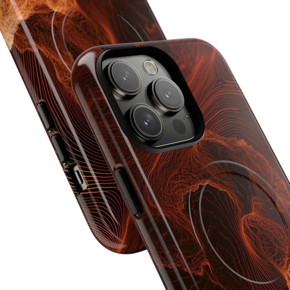 Amber Filament · Tough 2.0 Magnetic Phone Case for iPhone · Orange