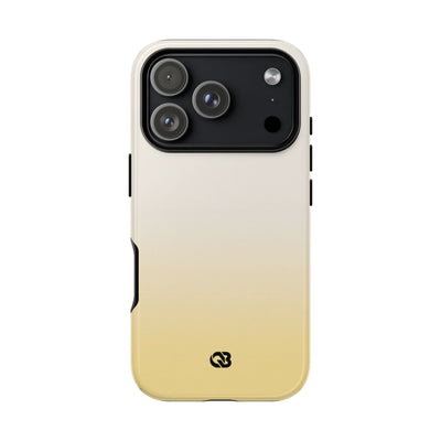 Yellow Tough Phone Case for iPhone - Bleached Citron Haze