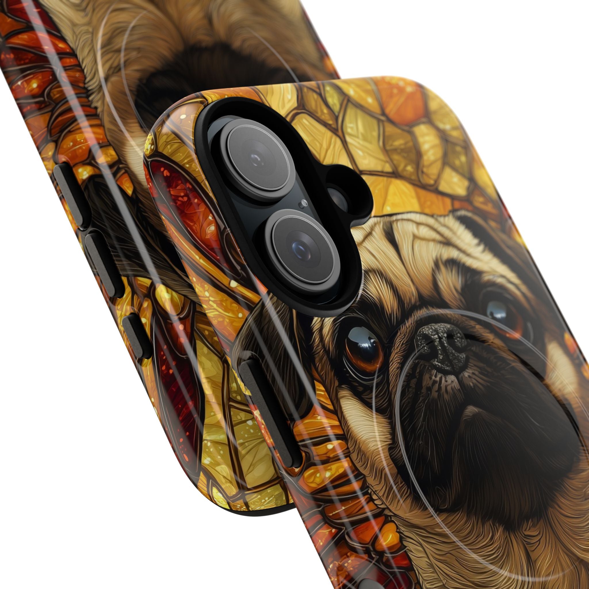 Amber Pug Divinità · Tough+ Custodia per iPhone · Magsafe