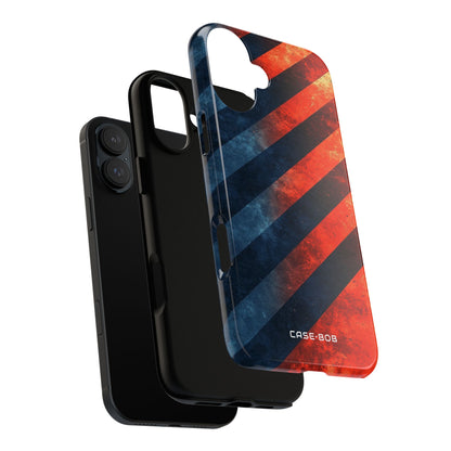 Diagonal Blaze iPhone 16 Plus Case - Tough
