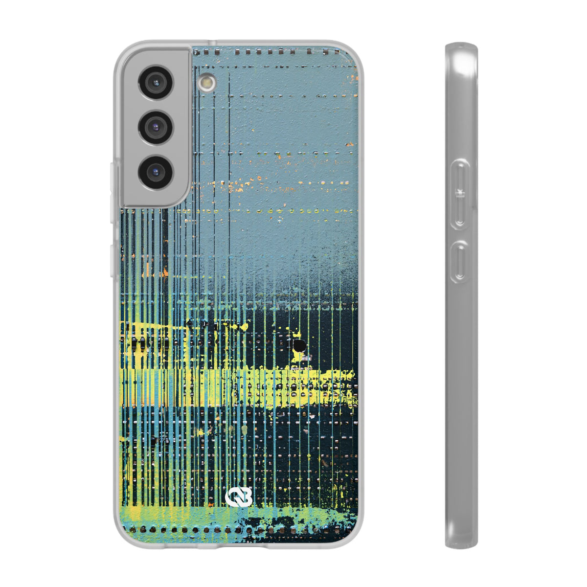 Acid Raster Circuit · Lite Phone Case for Samsung · Teal