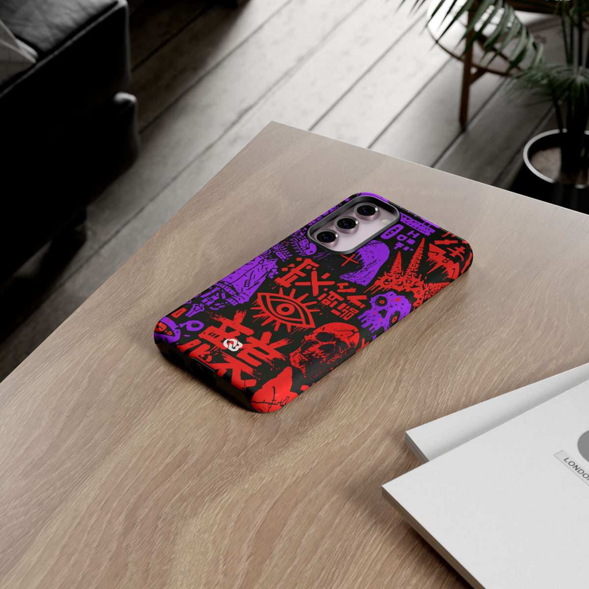 Underground Cyber Glyphs · Tough Phone Case for Samsung · Black