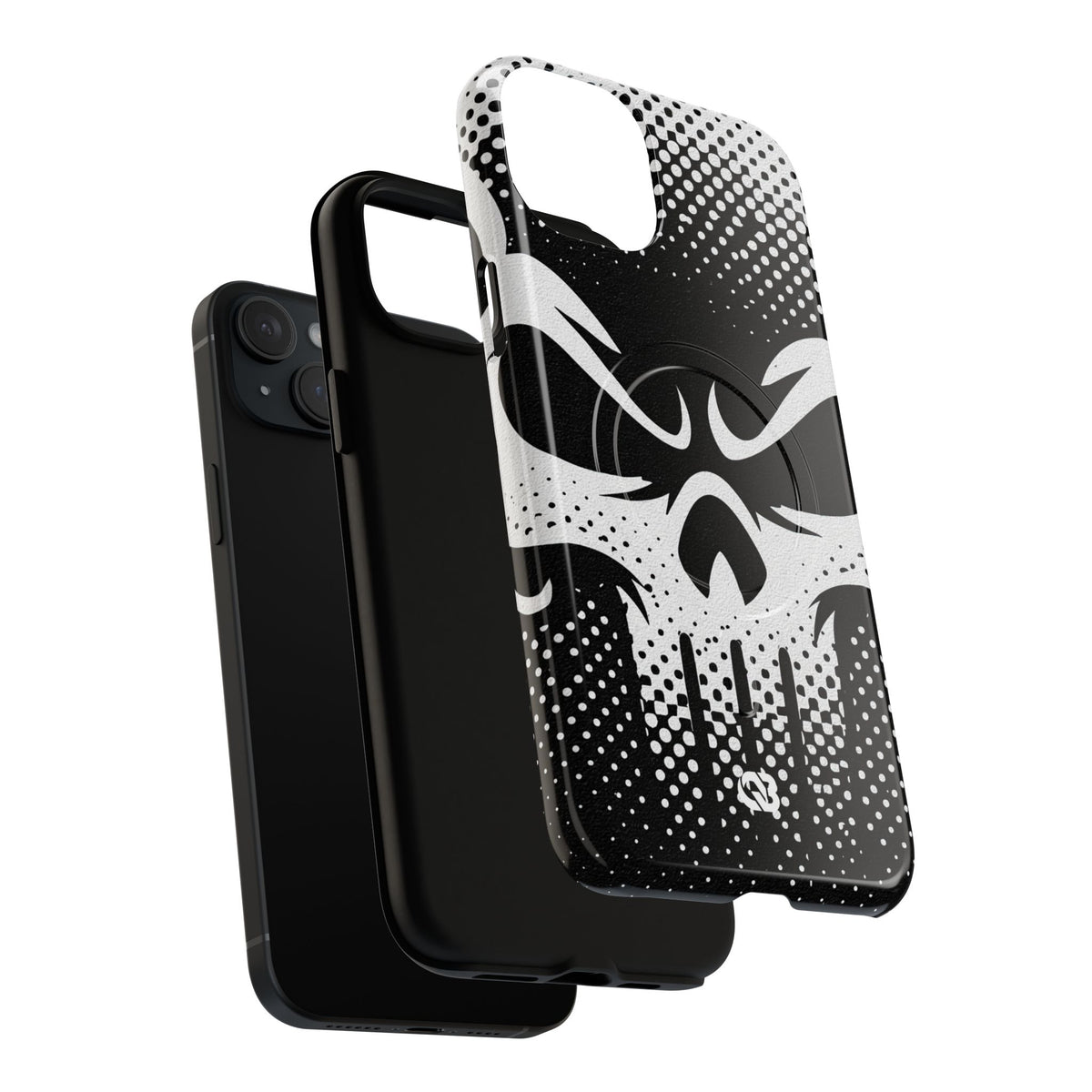Phantom Halftone · Tough 2.0 Magnetic Phone Case for iPhone · Black