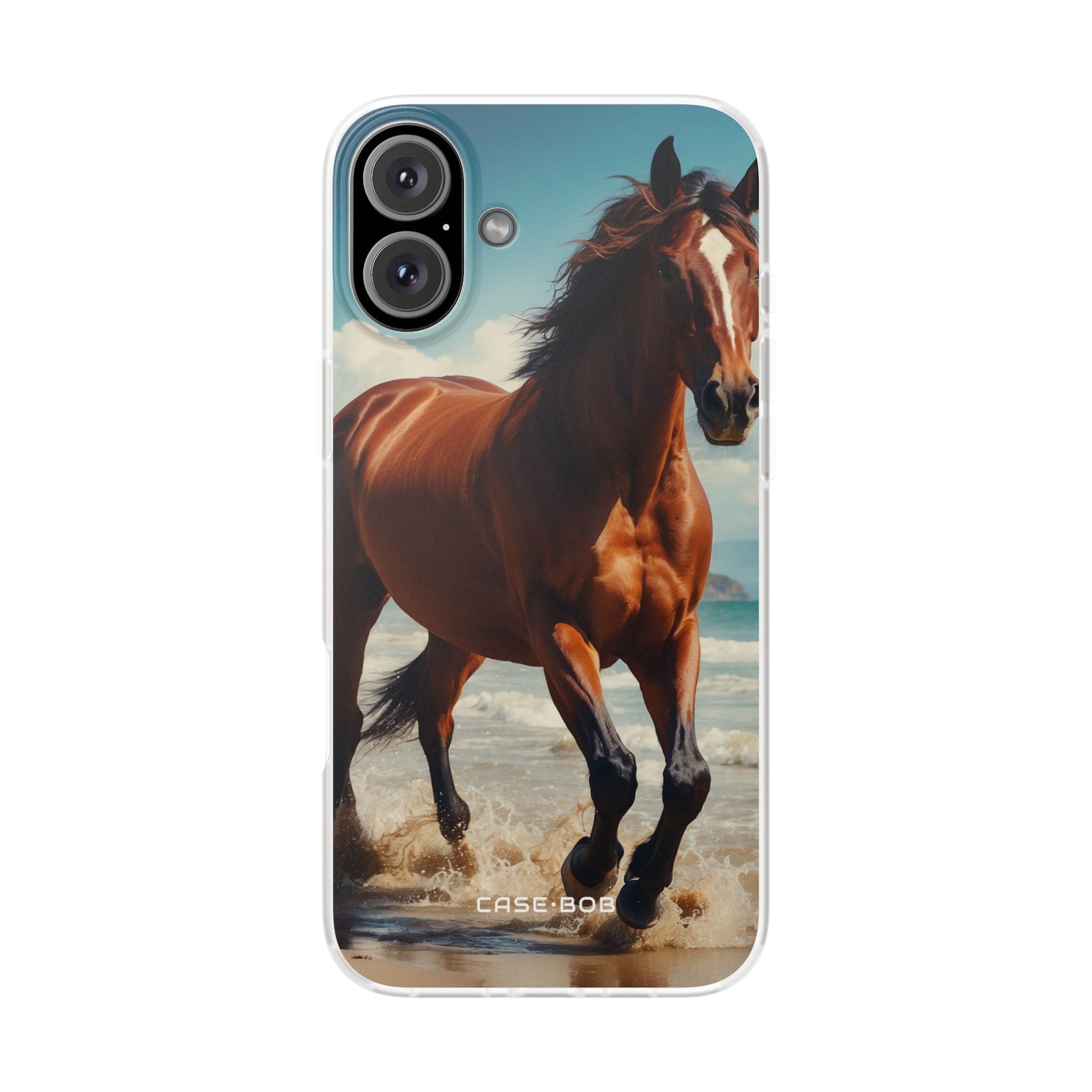 Blazing Horse iPhone 16 Plus Case - Soft