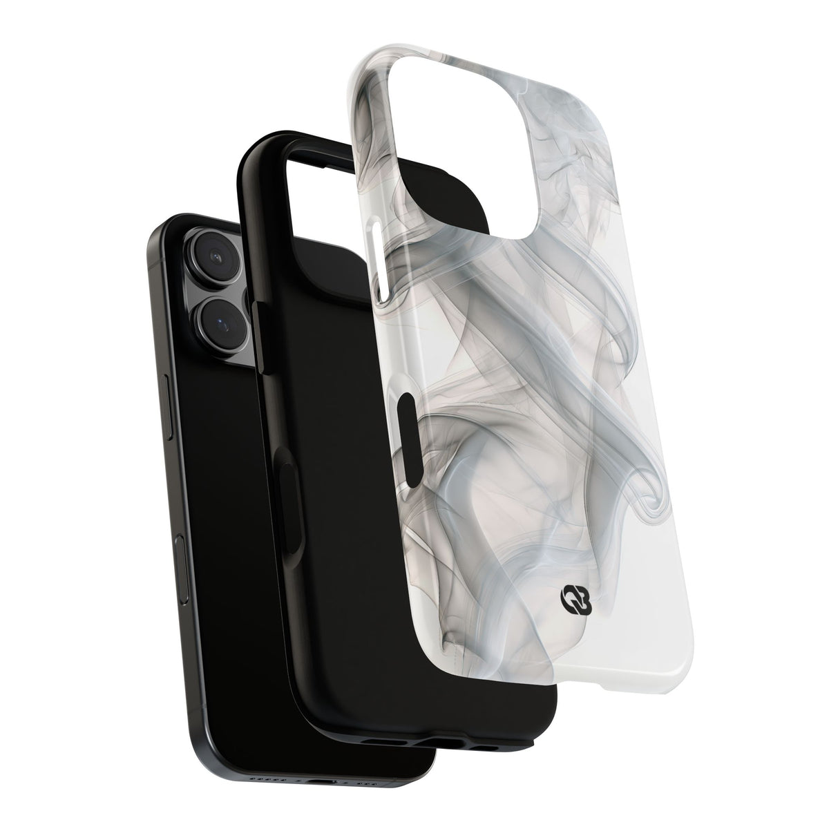 Vapor Noir · Tough Phone Case for iPhone · White