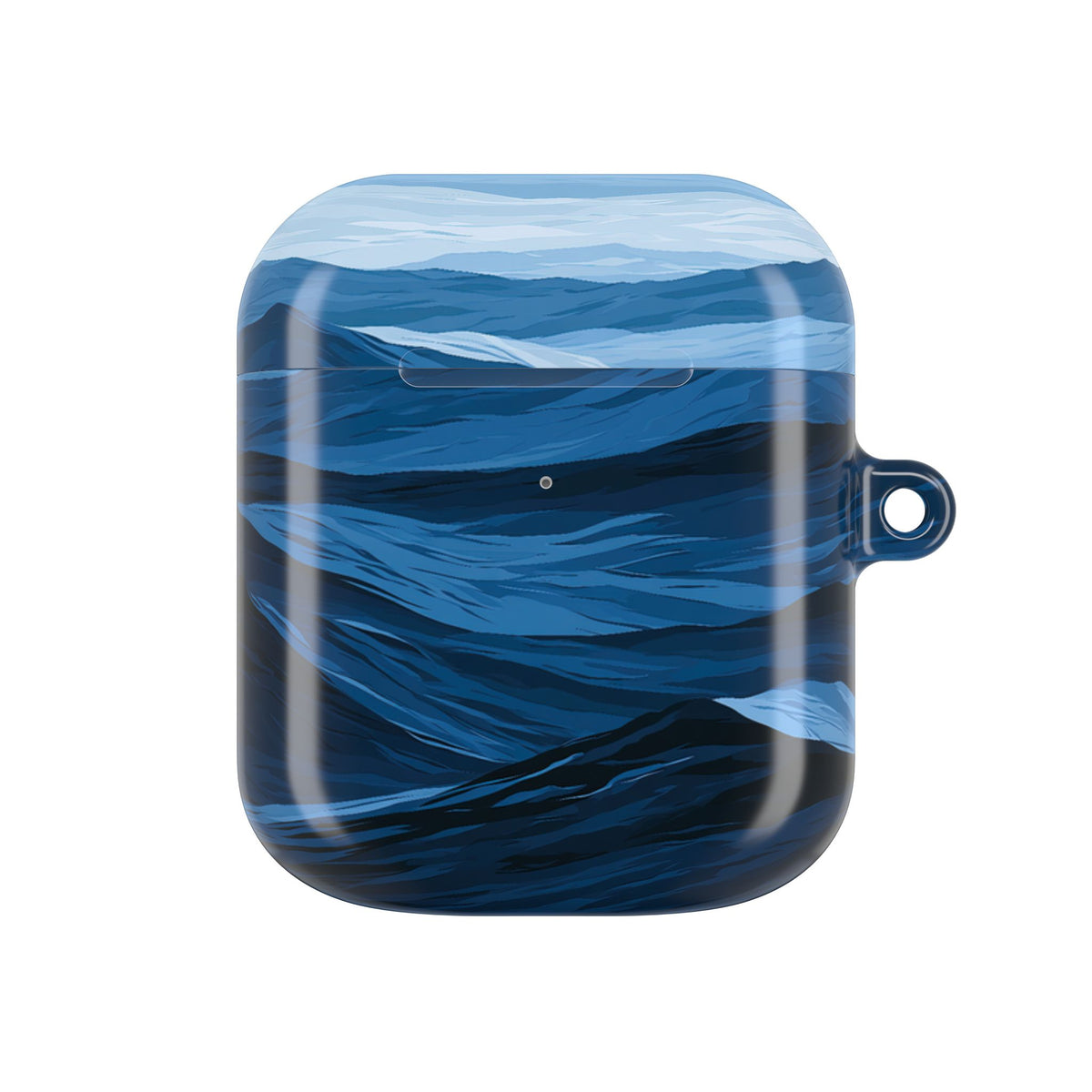 Azure Ridge Horizon · Hard Case for AirPods & AirPods Pro · Blue