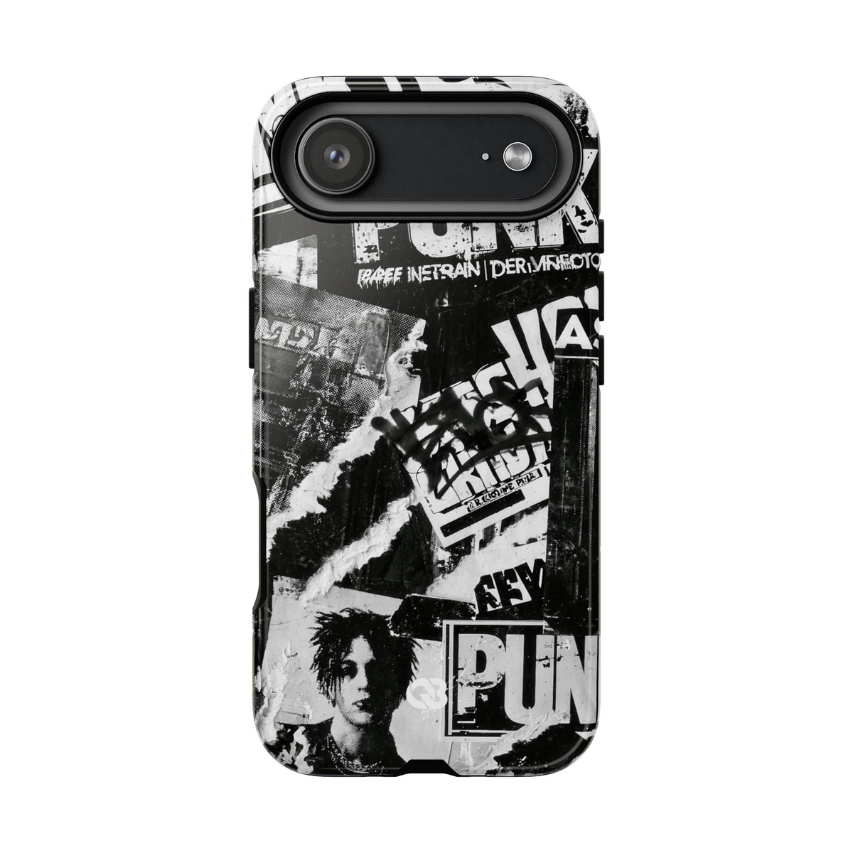 Underground Punk Collage · Tough Phone Case for iPhone · Black