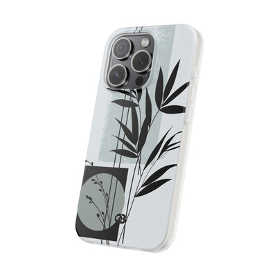 Grey Lite Phone Case for iPhone - Sage Bamboo Noir