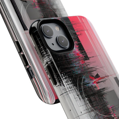 Black Tough 2.0 Magsafe Phone Case for iPhone - Crimson Data Leak