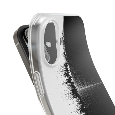 Black Lite Phone Case for iPhone - Static Signal Split