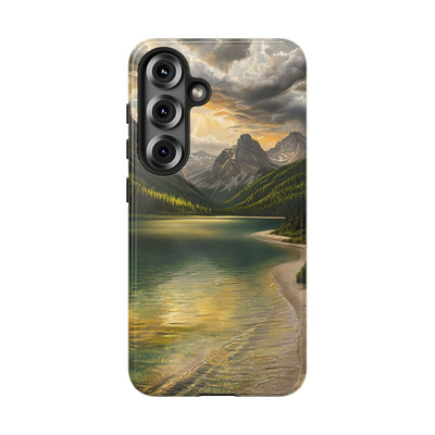 Gilded Mountain Lake · Tough etui na telefon dla Samsung