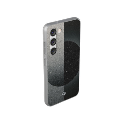 Black Lite Phone Case for Samsung - Lunar Static Orbit