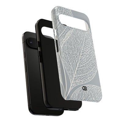 Grey Tough Phone Case for Google Pixel - Frosted Ash Veins