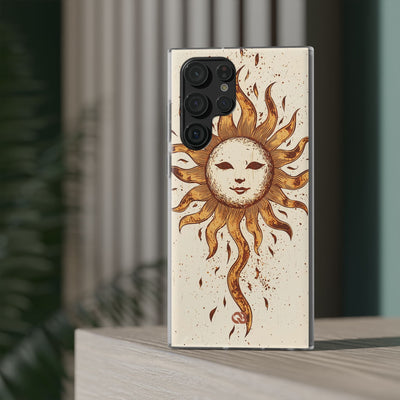 Masque solaire rustique · Coque de téléphone Soft pour Samsung