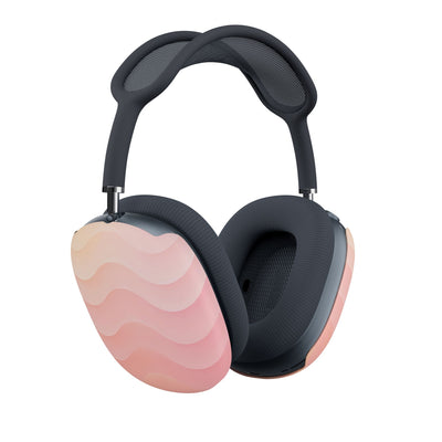 Blush Horizon Waves · Hard Case for AirPods Max · Pink