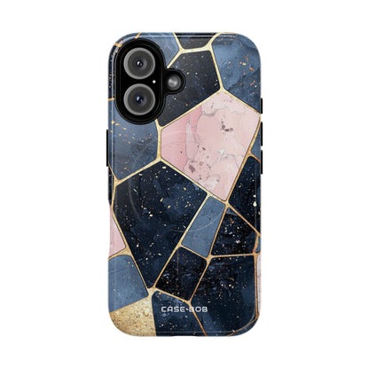 Golden Mosaic iPhone 16 Case - Tough+ - CASE•BOB