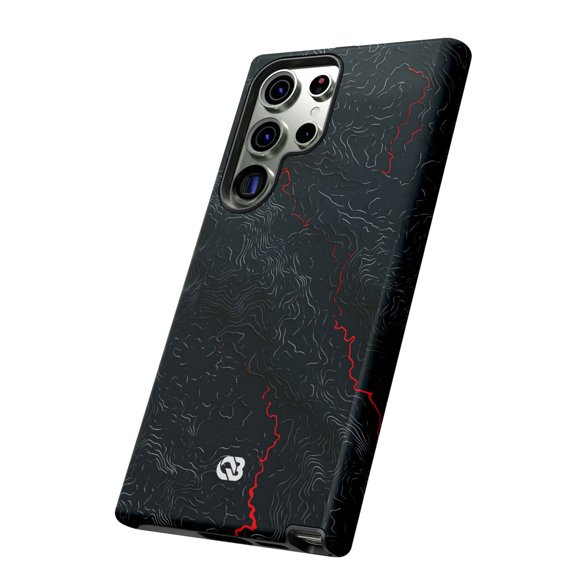 Crimson Rift · Tough Phone Case for Samsung · Black