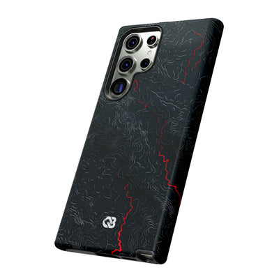 Crimson Rift · Tough Phone Case for Samsung · Black