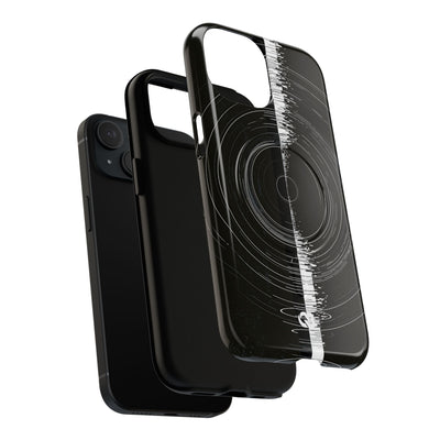 Black Tough 2.0 Magsafe Phone Case for iPhone - Obsidian Orbital Signal