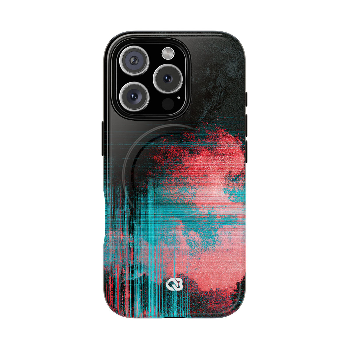 Digital Signal Drift · Tough 2.0 Magnetic Phone Case for iPhone · Black