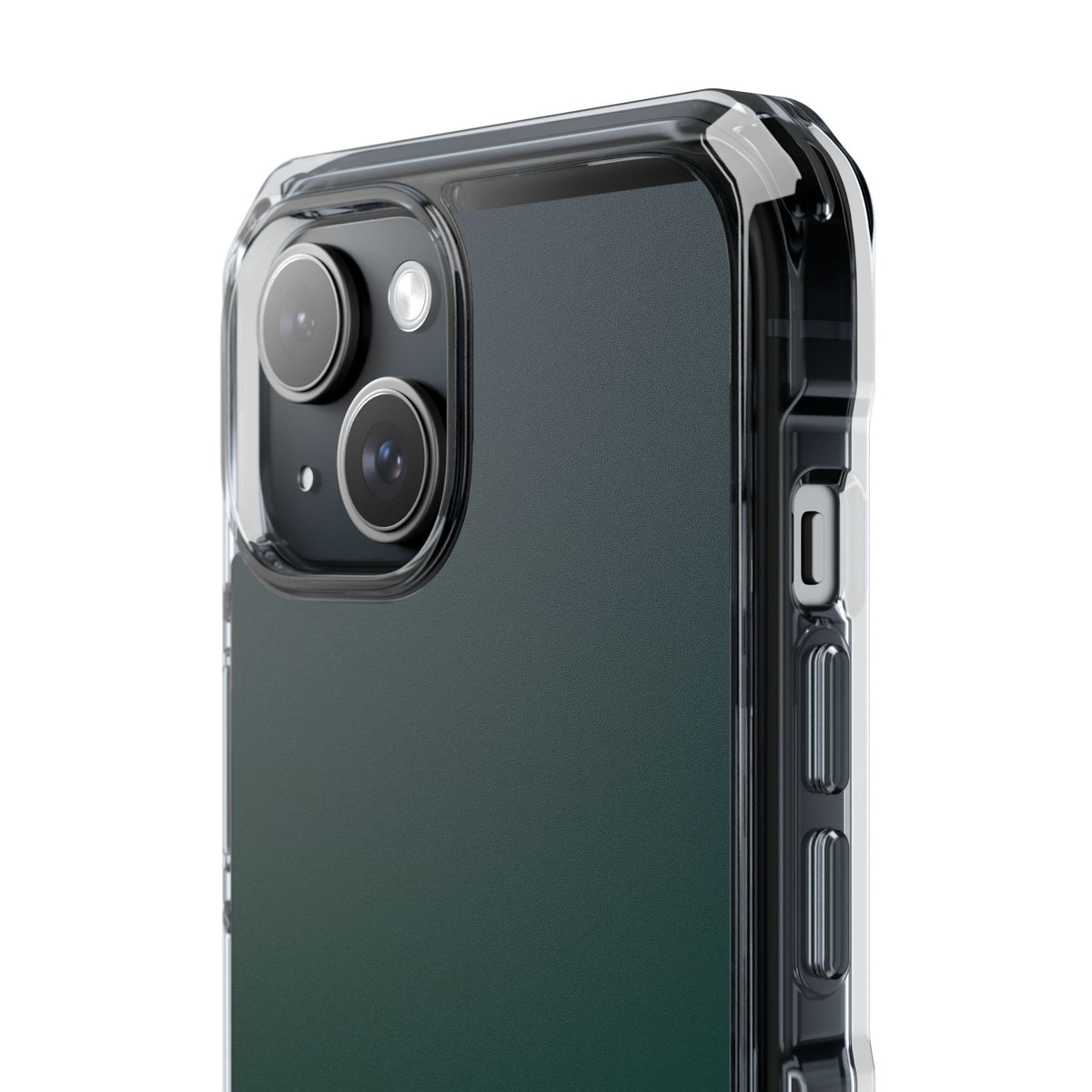 Deep Forest Nocturne · Clear Impact Magnetic Phone Case for iPhone · Green