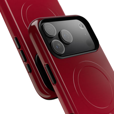 Red Tough 2.0 Magsafe Phone Case for iPhone - Crimson Velvet Fade