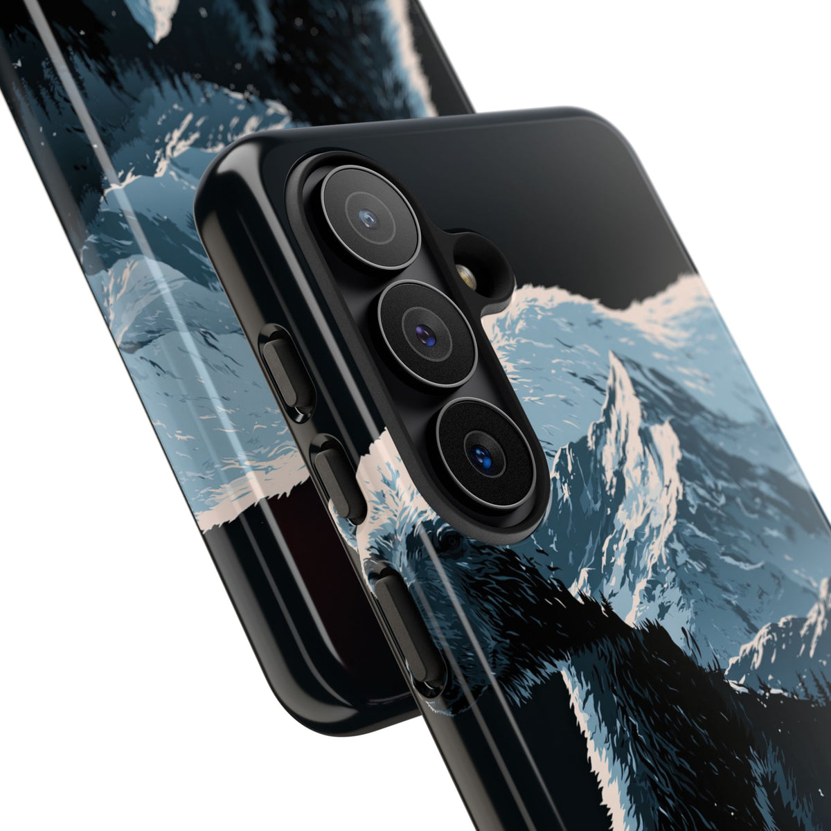 Nordic Arctic Bear · Tough Phone Case for Samsung · Black