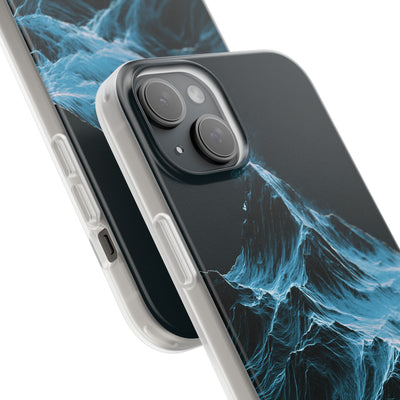 Nordic Frost Peak · Lite Phone Case for iPhone ·  Blue