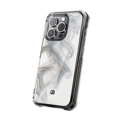 Vapor Noir · Clear Impact Magnetic Phone Case for iPhone ·  White