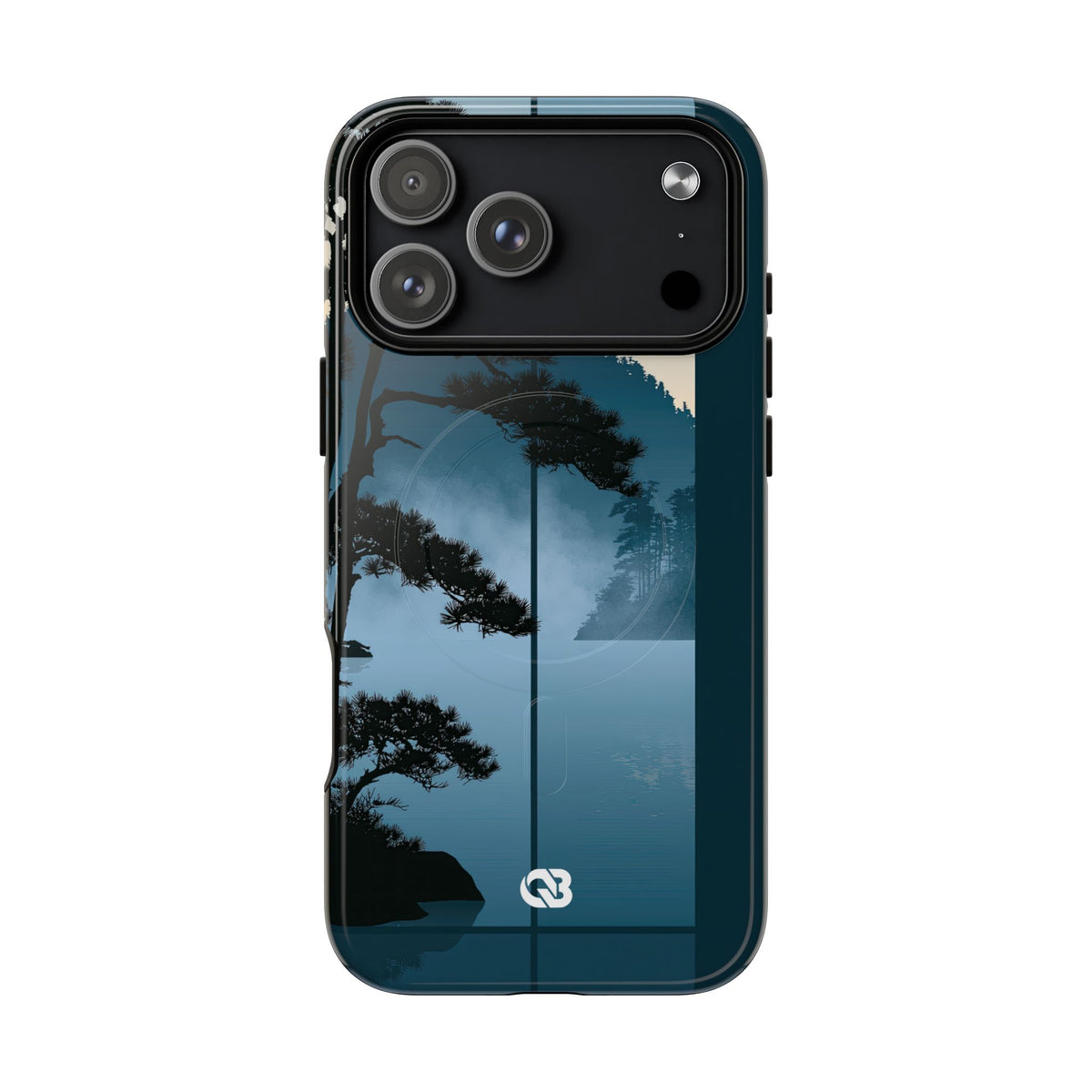 Misty Pine Horizon · Tough 2.0 Magnetic Phone Case for iPhone · Teal